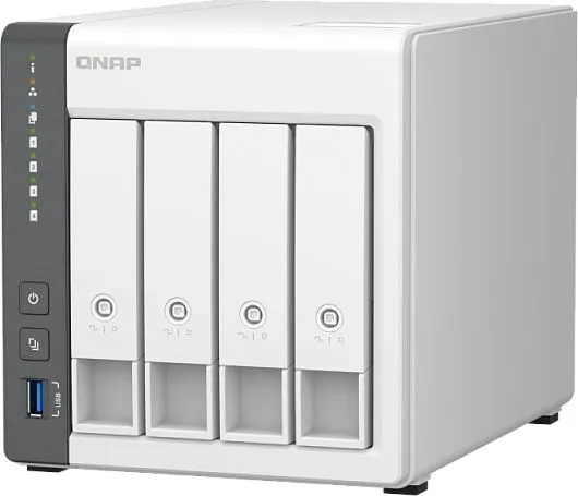 Системы хранения данных QNAP CHANNEL QC 2GhzCPU/4Gb/upto 4HDD, upto 12 with TL-D800C/SATA(3,5'')/ 1xUSB3.2 2xUSB2.0/1x1GbE 1x2,5GbE/iSCSI/1xPS/2YW D4 (REV. C)