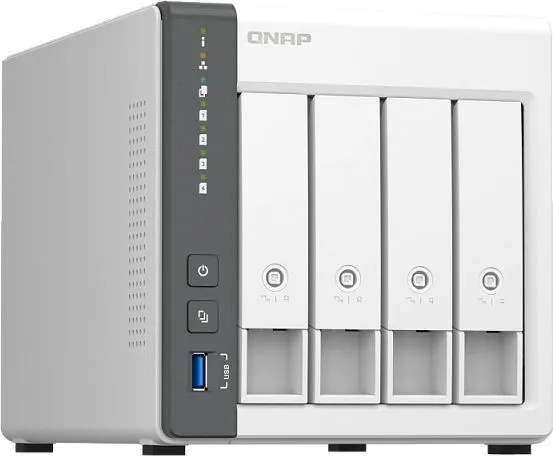 Системы хранения данных QNAP CHANNEL QC 2GhzCPU/4Gb/upto 4HDD, upto 12 with TL-D800C/SATA(3,5'')/ 1xUSB3.2 2xUSB2.0/1x1GbE 1x2,5GbE/iSCSI/1xPS/2YW D4 (REV. C)