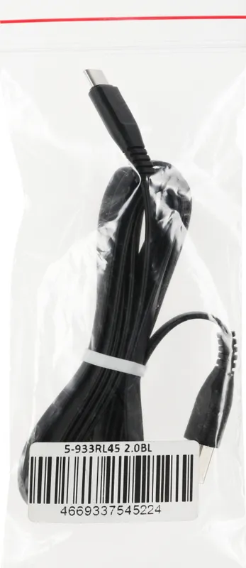 Кабель Premier 5-933RL45 2.0BL USB-A-USB Type-C (m) 2м синий пакет