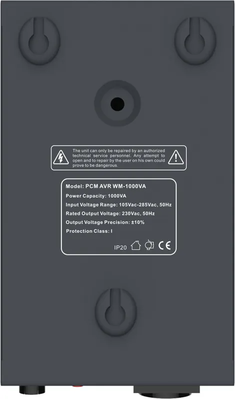 Стабилизатор напряжения Powercom WM-1000VA 800Вт 1000ВА графитовый