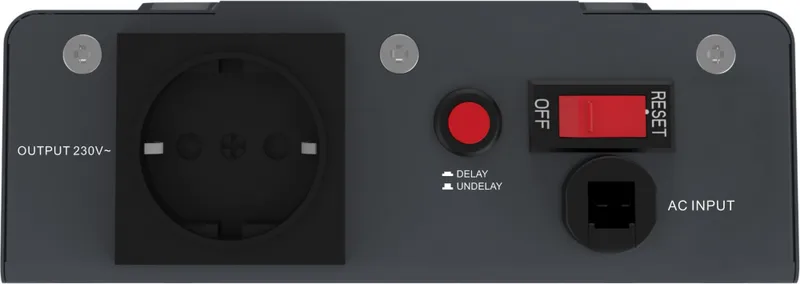 Стабилизатор напряжения Powercom WM-1000VA 800Вт 1000ВА графитовый