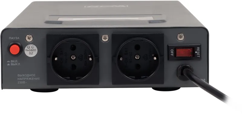 Стабилизатор напряжения Powercom WM-2000VA 1200Вт 2000ВА графитовый