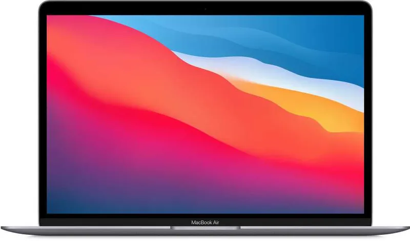 Ноутбук Apple MacBook Air A2337 M1 8 core 8Gb SSD256Gb/7 core GPU 13.3" IPS (2560x1600) macOS grey space WiFi BT Cam (MGN63PA/A)