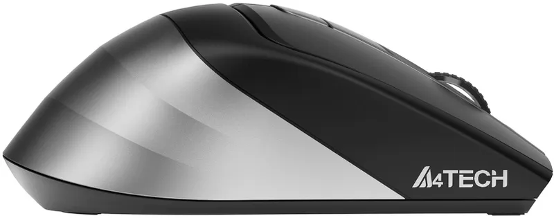 Мышь A4Tech Fstyler FB35CS серый/черный оптическая (2000dpi) silent беспроводная BT/Radio USB (5but)