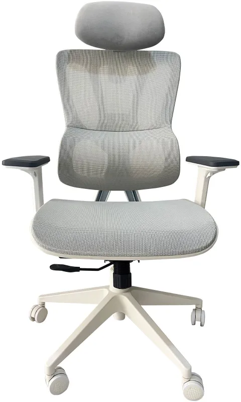 Кресло Cactus CS-CHR-MC02GY серый пластик белый