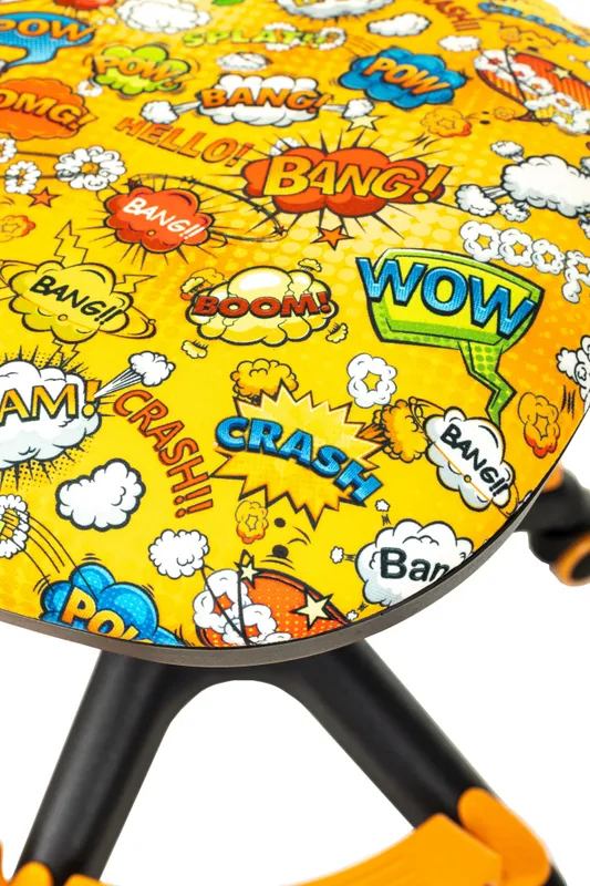 Кресло детское Бюрократ CH-299-F оранжевый TW-38-3 сиденье оранжевый бэнг сетка/ткань крестов. пластик подст.для ног