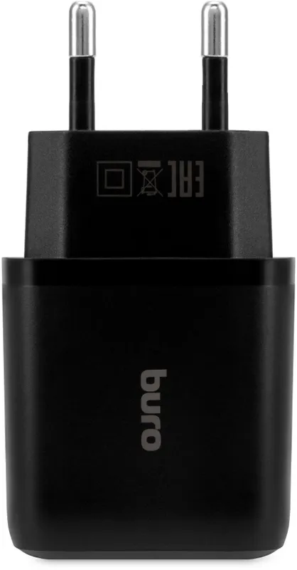Сетевое зар./устр. Buro BUWH1 15.5W 3.1A 2xUSB универсальное черный (BUWH15S200BK)