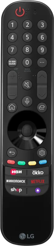 Телевизор LED LG 55" 55UR81006LJ.ARUB черный 4K Ultra HD 50Hz DVB-T DVB-T2 DVB-C DVB-S DVB-S2 USB WiFi Smart TV