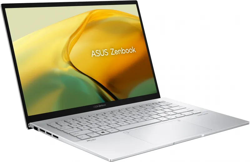Ноутбук Asus Zenbook 14 UX3402VA-KP308 Core i7 1360P 16Gb SSD1Tb Intel Iris Xe graphics 14" IPS WQXGA (2560x1600) noOS silver WiFi BT Cam Bag (90NB10G6-M00FE0)