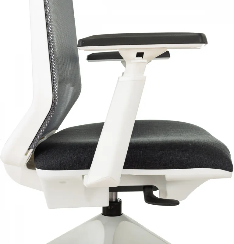 Кресло Бюрократ MC-W611NL серый TW-04 38-417 сетка/ткань крестов.4-луч. пластик пластик белый