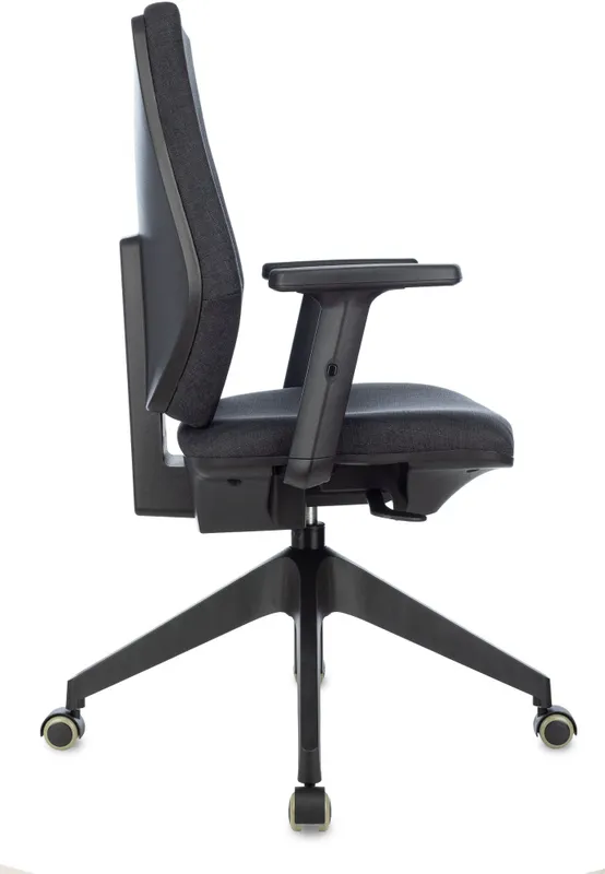 Кресло Бюрократ CH-545L черный 38-418 крестов.4-луч. пластик