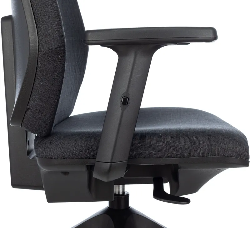 Кресло Бюрократ CH-545L черный 38-418 крестов.4-луч. пластик