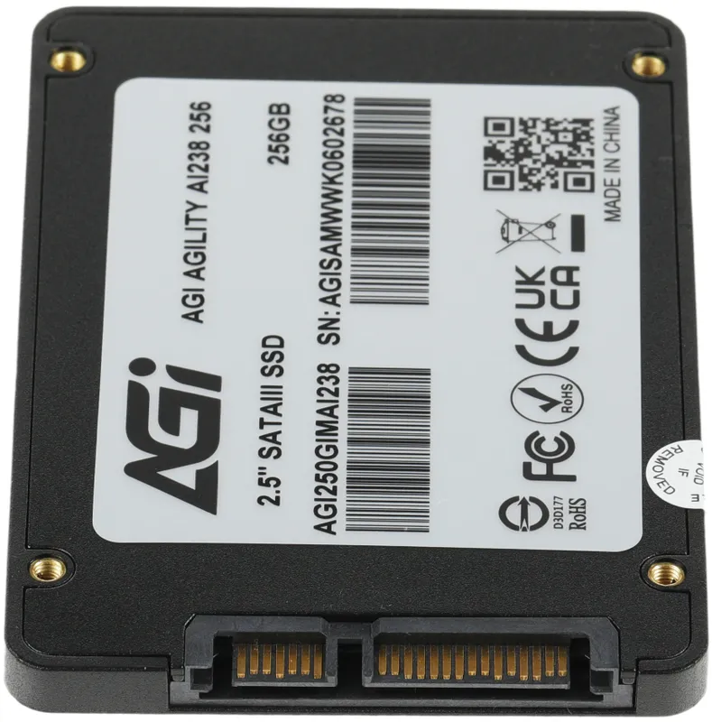 Накопитель SSD AGi SATA-III 250GB AGI250GIMAI238 AI238 2.5"