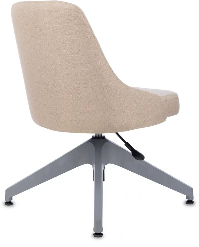 Кресло Бюрократ CH-340GLZ бежевый 38-402 крестов.4-луч. пластик пластик серый