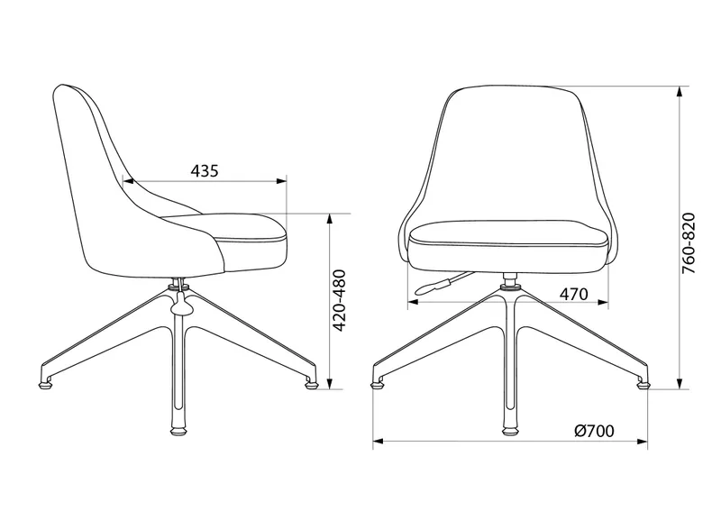 Кресло Бюрократ CH-340GLZ бежевый 38-402 крестов.4-луч. пластик пластик серый