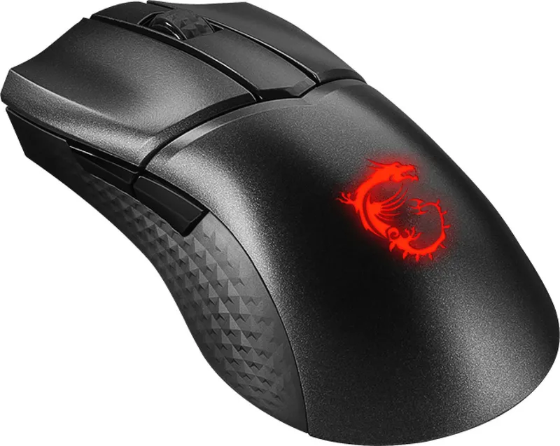 Мышь MSI Clutch GM31 Lightweight черный оптическая (12000dpi) беспроводная USB2.0 (4but)