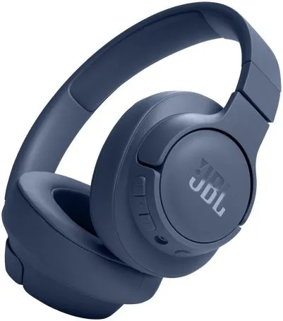Гарнитура мониторные JBL Tune 720 BT 1.2м синий беспроводные bluetooth оголовье (JBLT720BTBLU)