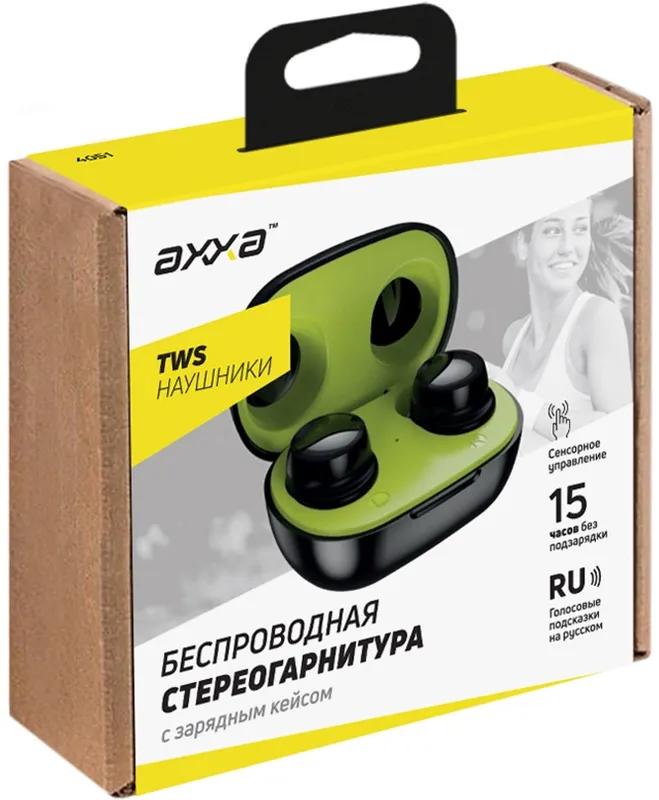 Гарнитура внутриканальные Deppa AB-02 черный беспроводные bluetooth в ушной раковине (4051)