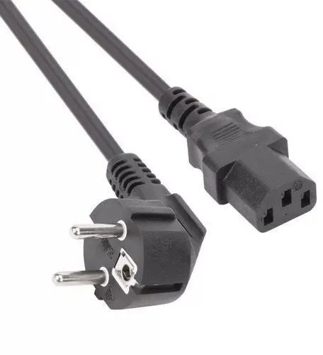 Кабель Premier 5-280L IEC C13 Евровилка угловой 3м (5-280L(0.5) 3.0) черный (Bulk)