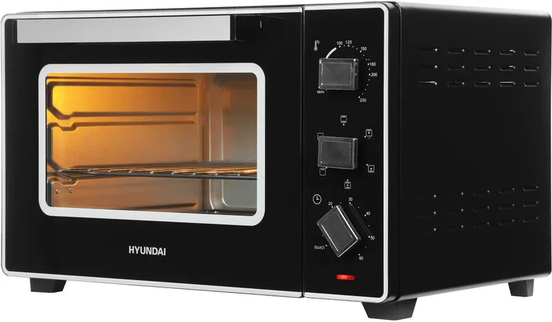 Мини-печь Hyundai MIO-HY093 28л. 1600Вт черный