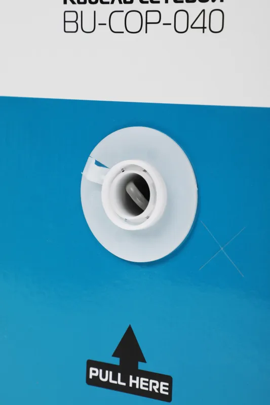 Кабель сетевой Buro BU-COP-040-100M UTP 4 пары cat5E solid 0.40мм Cu 100м серый