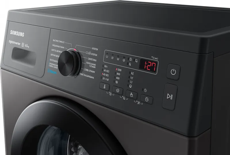 Стиральная машина Samsung WW65AG4S20CXLP класс: A+++ загр.фронтальная макс.:6.5кг темно-серый