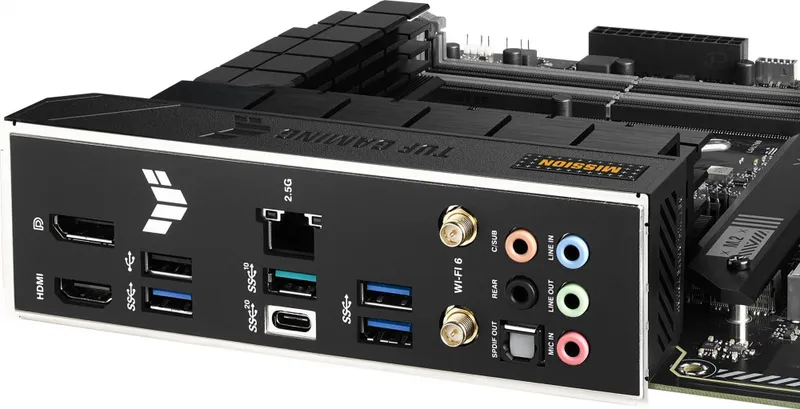 Материнская плата ASUS TUF GAMING B760-PLUS WIFI, LGA1700, B760, 2*DDR5, HDMI+DP, 4xSATA3 + RAID, M2, Audio, Gb LAN, USB 3.2, USB 2.0, ATX; 90MB1ER0-M0EAY0