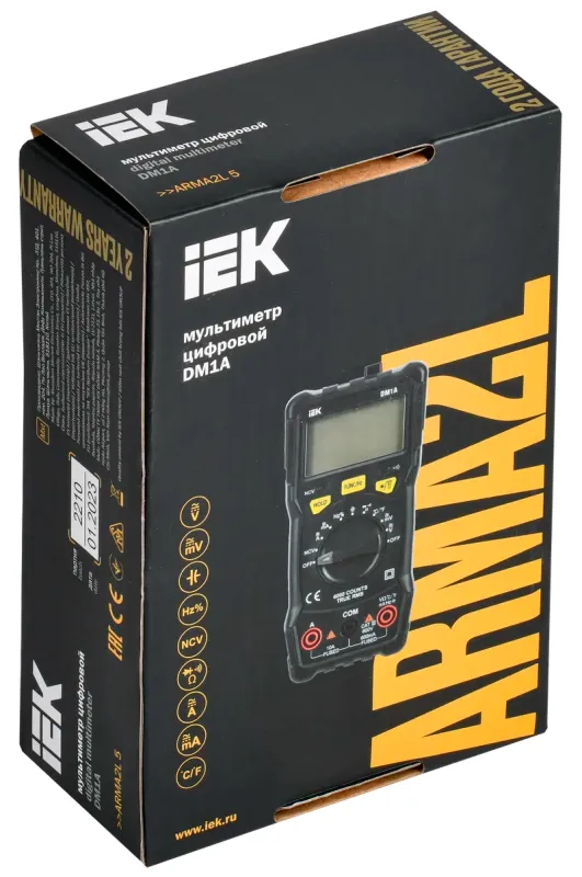 Мультиметр IEK ARMA2L 5 DM1A (A2L5-DM11-01)