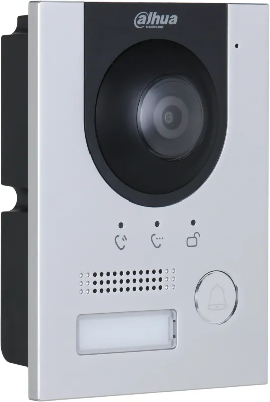 Видеопанель Dahua DHI-VTO2202F-P-S2 цветной сигнал CMOS цвет панели: серебристый