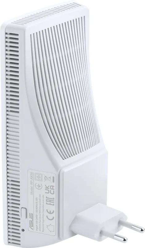 Репитер ASUS RP-AX58// 802.11 a/b/g/n/ac/ax, 574 + 2402Mbps, 2,4 + 5 gGz, GBT LAN; 90IG07C0-MO0C10
