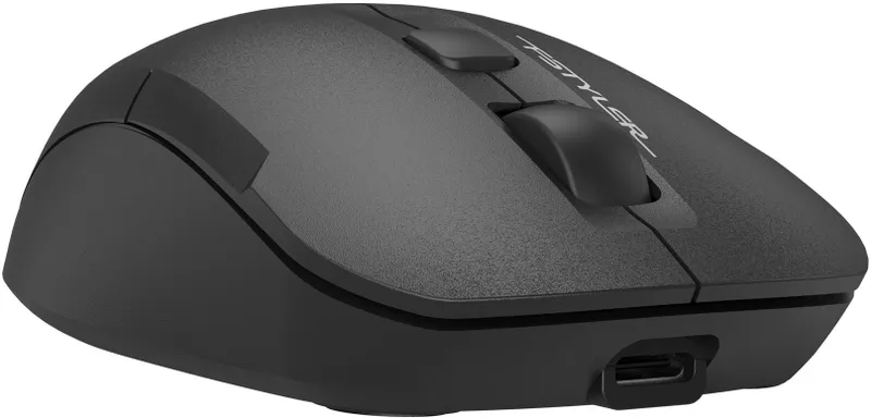Мышь A4Tech Fstyler FG16CS Air черный оптическая (2000dpi) silent беспроводная USB для ноутбука (3but)