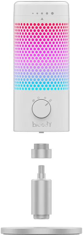 Микрофон проводной A4Tech Bloody GM50 Pro 2.5м белый