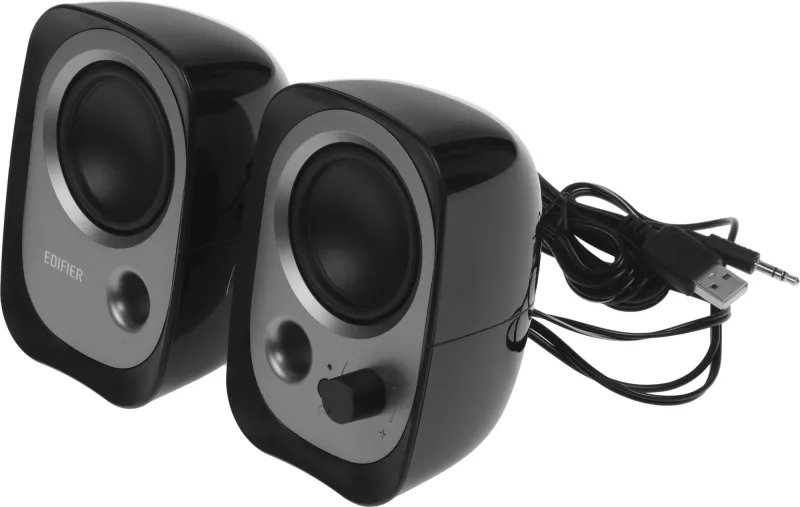 Колонки Edifier R12U 2.0 черный 4Вт портативные