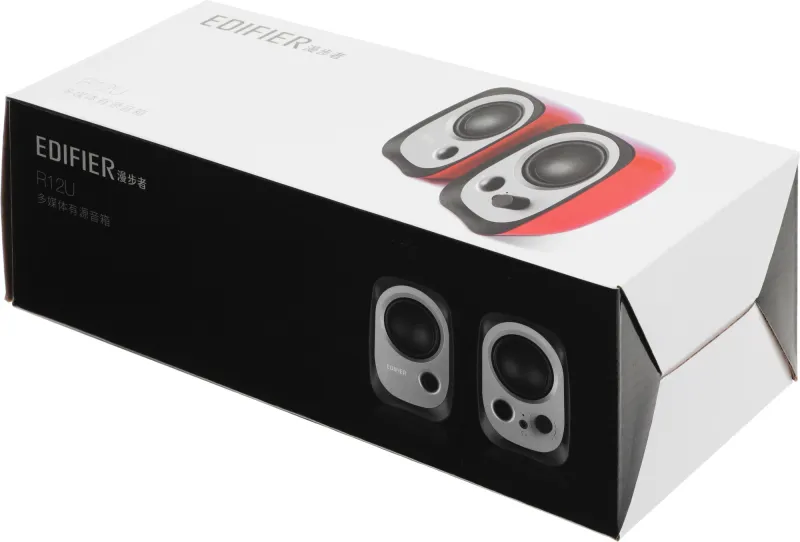 Колонки Edifier R12U 2.0 черный 4Вт портативные