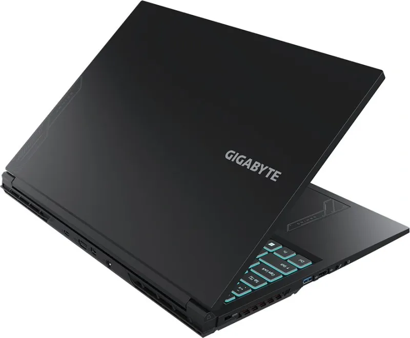 Ноутбук Gigabyte G6 Core i7 12650H 16Gb SSD512Gb NVIDIA GeForce RTX4060 8Gb 16" IPS FHD+ (1920x1200) Free DOS black WiFi BT Cam (KF-G3KZ853SD)