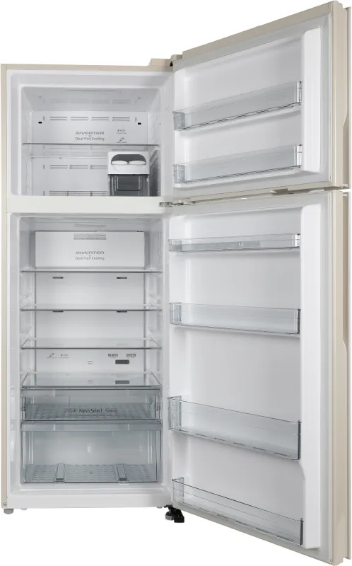 Холодильник Hitachi HRTN7489DF BEGCS 2-хкамерн. бежевый