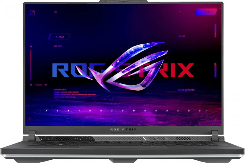 Ноутбук Asus ROG Strix G16 G614JZ-N4080 Core i7 13650HX 16Gb SSD1Tb NVIDIA GeForce RTX4080 12Gb 16" IPS WQXGA (2560x1600) noOS grey WiFi BT Cam (90NR0CZ1-M005T0)