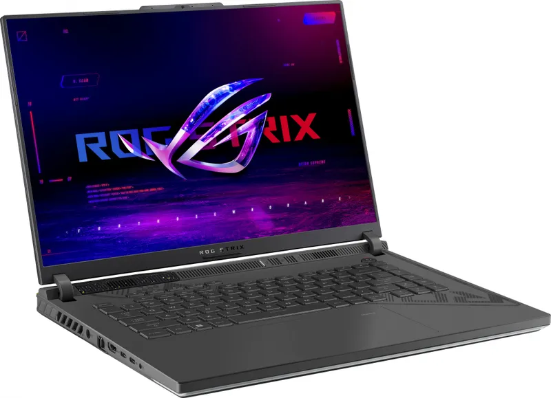 Ноутбук Asus ROG Strix G16 G614JZ-N4080 Core i7 13650HX 16Gb SSD1Tb NVIDIA GeForce RTX4080 12Gb 16" IPS WQXGA (2560x1600) noOS grey WiFi BT Cam (90NR0CZ1-M005T0)