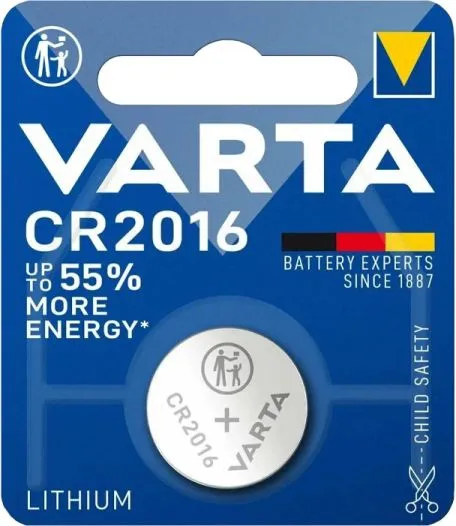 Батарея Varta Electronics BL1 Lithium CR2016 (1шт) блистер