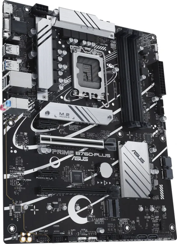 Материнская плата ASUS PRIME B760-PLUS, LGA1700, B760, 4*DDR5, HDMI+DP+VGA, 4xSATA3 + RAID, M2, Audio, Gb LAN, USB 3.2, USB 2.0, ATX; 90MB1EF0-M0EAY0