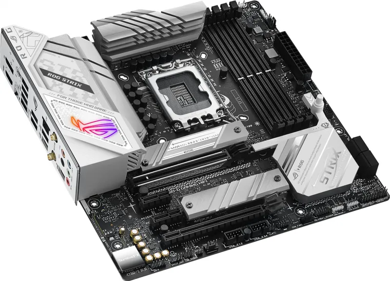 Материнская плата ASUS ROG STRIX B760-G GAMING WIFI,  LGA1700, B760, 4*DDR5, HDMI+DP, 4xSATA3 + RAID, M2, Audio, Gb LAN, USB 3.2, USB 2.0, ATX; 90MB1EQ0-M0EAY0