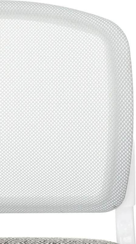 Кресло детское Бюрократ CH-W296NX светло-серый TW-02 Twist сетка/ткань крестов. пластик пластик белый