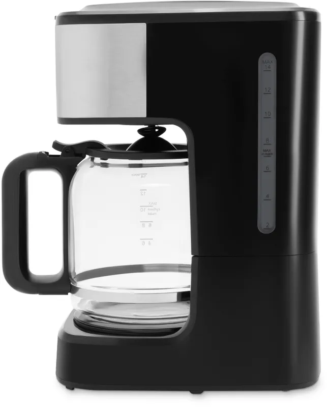 Кофеварка капельная Hyundai HYD-1212 1050Вт черный/серебристый