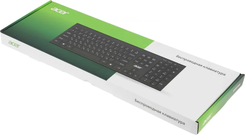 Клавиатура Acer OKR300 черный USB беспроводная (ZL.KBDEE.014)