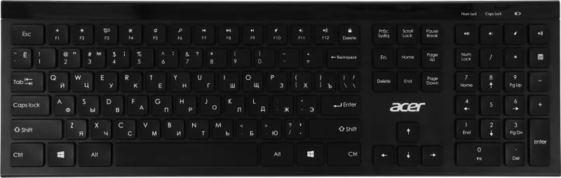 Клавиатура Acer OKR300 черный USB беспроводная (ZL.KBDEE.014)