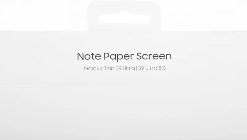 Чехол-крышка Samsung для Samsung Galaxy Tab S9 Ultra NotePaper Screen поликарбонат белый (EF-ZX912PWEGRU)
