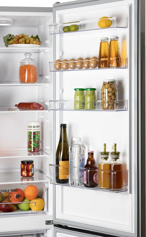 Холодильник Nordfrost NRB 134 I 2-хкамерн. серебристый металлик