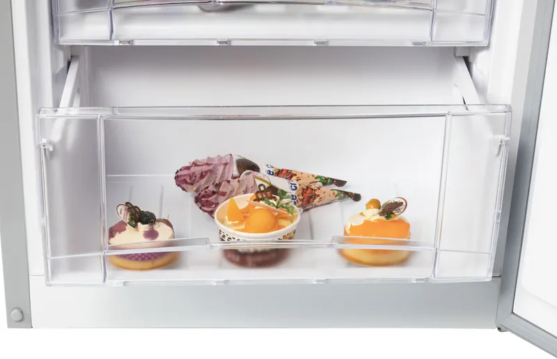 Холодильник Nordfrost NRB 134 I 2-хкамерн. серебристый металлик