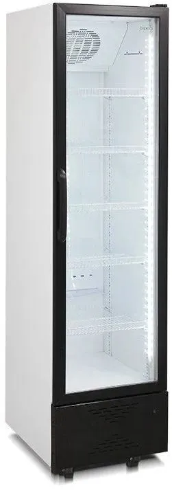 Холодильная витрина Бирюса Б-B300D 1-нокамерн. черный глянц.