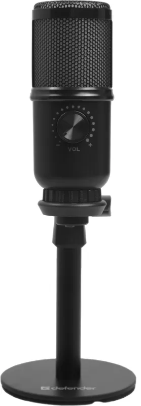 Микрофон проводной Defender Glow GMC 400 1.3м черный